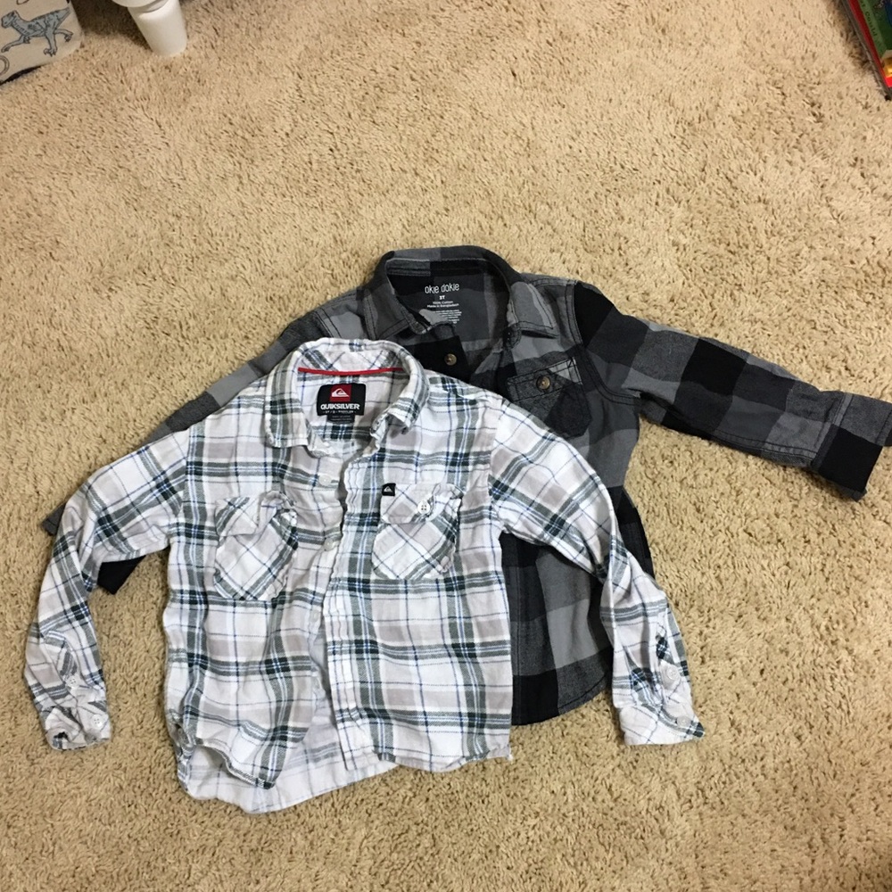 Lot 2 toddler flannels